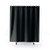Black Shower Curtain - Solid Color Design
