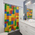 Building Blocks Construction Shower Curtains