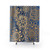 Blue and Gold Mandala Pattern Shower Curtains