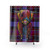 Highland Cow Tartan Shower Curtain