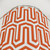 Coral Orange Egyptian Motif Shower Curtains