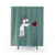 Cute Love-Themed Shower Curtains by John Hearts
