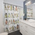 Garden birds shower curtain