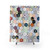 R Hex Fabric Design Shower Curtain