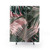 Tropical leaves shower curtain