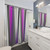 Purple, Grey and White Shower Curtains
