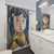 Coraline Themed Shower Curtain with Spooky Cartoon Designs