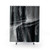Minimalist Black and White Shower Curtain