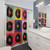 Vinyl Record Collage Shower Curtains