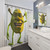 Shrek Wazowski Themed Shower Curtain