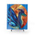 Blue Wings of Fire Themed Shower Curtain