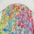Rainbow Paint Splatter Shower Curtains