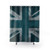 Teal Distressed Union Jack Shower Curtain