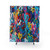 Graffiti City Shower Curtain - Vibrant Urban Decor