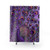 Purple Peacock Shower Curtains