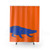 BLUE Gator Shower Curtains with Vibrant Florida Reptile Design