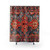 Kashan Poshti Persian Rug Print Shower Curtains