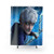 Jack Frost themed shower curtain
