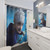 Jack Frost themed shower curtain