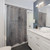 Grunge Metal Texture Shower Curtain