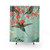 Tropical Mint and Coral Shower Curtains