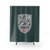 Zermatt Mountain Switzerland Emblem Shower Curtain