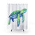 Watercolor Sea Turtle Shower Curtain