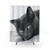 Russian Blue Cat Eyes Black and White Shower Curtain