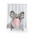 Koala Print Shower Curtain - Nursery Art, Kids Room Decor