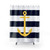 Nautical Anchor Stripe Shower Curtain