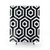 Mono Hexagonal Shower Curtains - Geometric Abstract Design