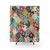Patchwork Shower Curtains with Boho Floral Design