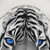 Beautiful white tiger with blue eyes shower curtain