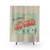 New Vegas Postcard Themed Shower Curtain with Fallout Inspired Design