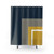 Minimalist Geometric Pattern Shower Curtains