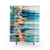 Ocean Inspired Abstract Shower Curtains