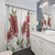 Bottlebrush Red Australian Flora Shower Curtain