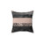 Blush Glam Stripes Pillow