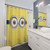 Minion Eyes Shower Curtains for Kids Bathroom Decor