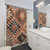Southwestern Tribal Distressed Rug Shower Curtain