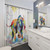 Multicolour Baby Elephant Shower Curtains