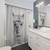 Alpaca Shower Curtains with Black & White Animal Design