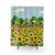 Le Tour I Bicycle-Themed Shower Curtain