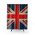 Vintage Union Jack Shower Curtains with Distressed British Flag Design
