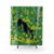 Daffodil Hound Shower Curtains - Greyhound, Lurcher, Whippet Art