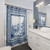 Blue Willow Chinoiserie Double Frame Shower Curtains