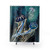 Metallic Jellyfish Shower Curtain