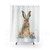 Startled Hare Shower Curtain