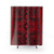 Crimson Heritage Shower Curtains with Oriental Moroccan & Ottoman Art Inspiration