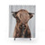 Colorful Highland Calf Shower Curtain